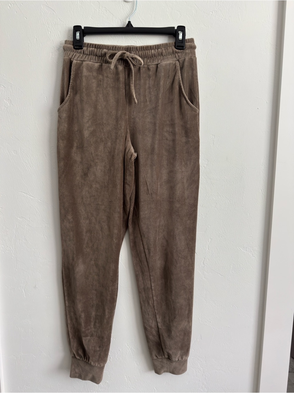 Pink Republic Tan Corduroy Jogger Pants M